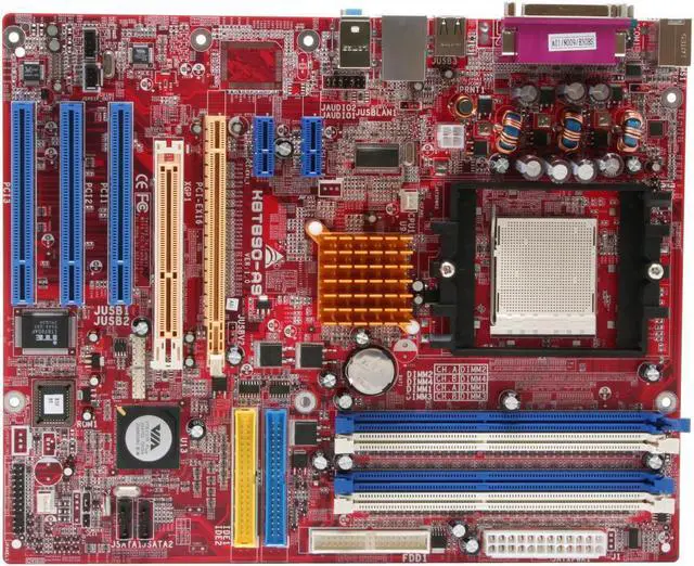 Alt view image 3 of 5 - BIOSTAR K8T890-A9 939 VIA K8T890 ATX AMD Motherboard