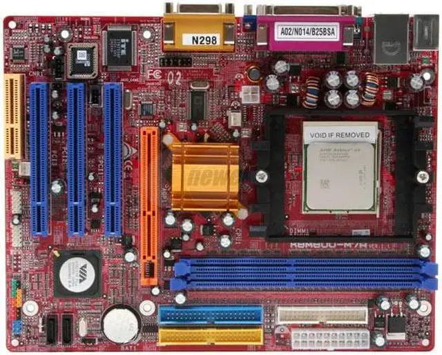 Alt view image 3 of 5 - BIOSTAR K8M80-M7A-Combo27 AMD Athlon64 3000+ 754 VIA K8M800 Micro ATX