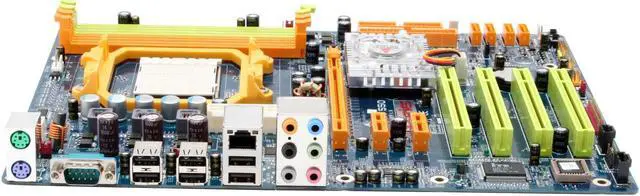 Alt view image 2 of 5 - BIOSTAR TFORCE 550 AM2 NVIDIA nForce 550 MCP ATX AMD Motherboard