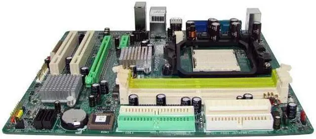 Alt view image 2 of 6 - BIOSTAR GEFORCE 6100 AM2 AM2 NVIDIA GeForce 6100 Micro ATX RoHs compliant AMD Motherboard