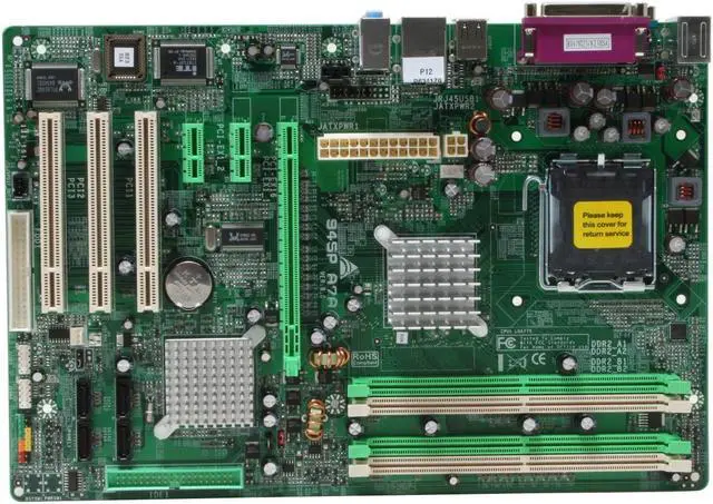 Alt view image 3 of 5 - BIOSTAR 945P-A7A (8.0) LGA 775 Intel 945P ATX Intel Motherboard