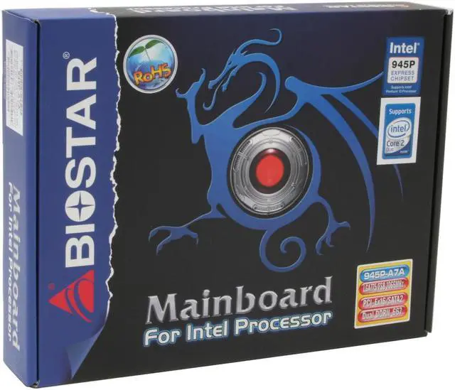 Alt view image 5 of 5 - BIOSTAR 945P-A7A (8.0) LGA 775 Intel 945P ATX Intel Motherboard