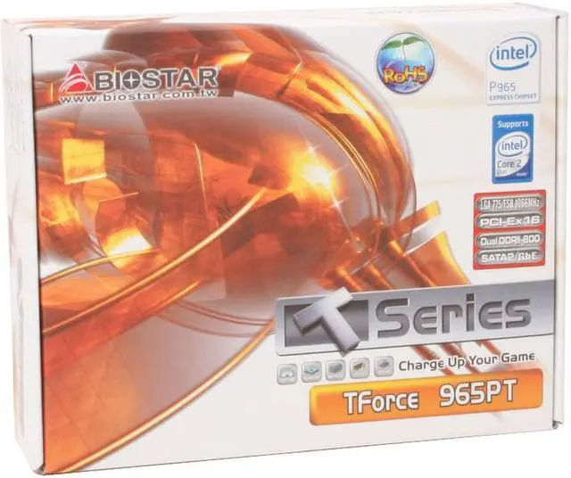 Alt view image 7 of 7 - BIOSTAR TForce965PT LGA 775 Intel P965 Express ATX Intel Motherboard
