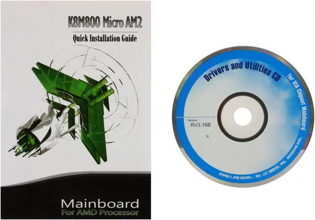 Alt view image 5 of 6 - BIOSTAR K8M800 Micro AM2 AM2 VIA K8M800 Micro ATX AMD Motherboard