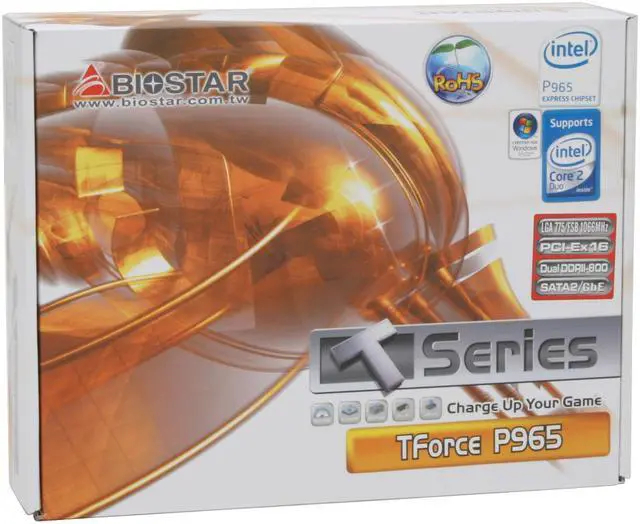 Alt view image 7 of 7 - BIOSTAR TForceP965 LGA 775 Intel P965 Express ATX Intel Motherboard
