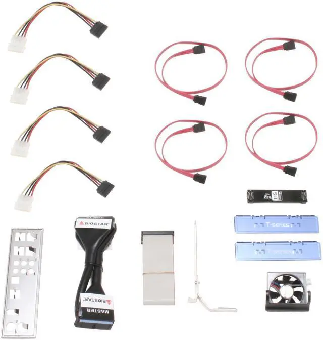 Alt view image 5 of 7 - BIOSTAR TF680i SLI Deluxe LGA 775 NVIDIA nForce 680i SLI ATX Intel Motherboard