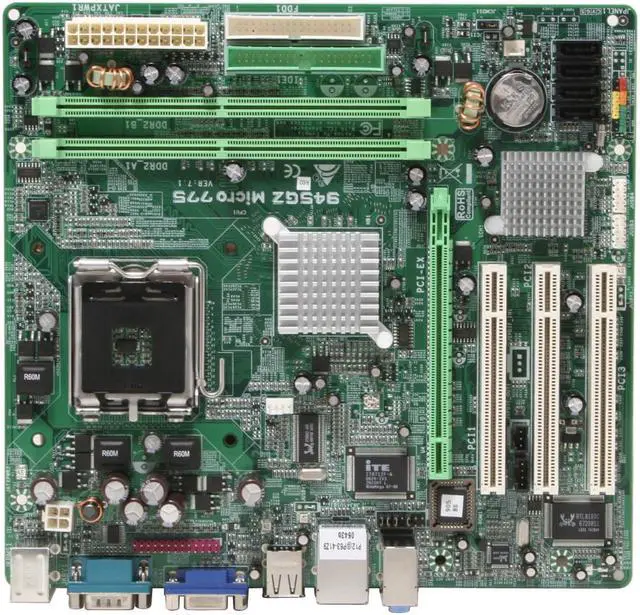 Alt view image 3 of 7 - BIOSTAR 945GZ Micro 775 LGA 775 Intel 945GZ Micro ATX Intel Motherboard