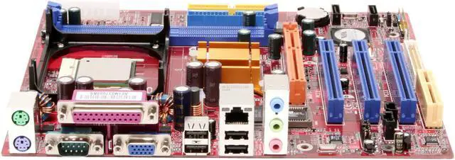 Alt view image 2 of 9 - BIOSTAR P4M80-M4-COMBO44 Intel Celeron 2.5G 478 VIA P4M800 Micro ATX Motherboard / CPU Combo