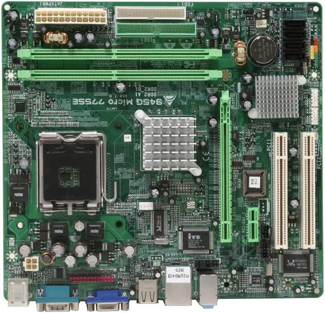 Alt view image 3 of 7 - BIOSTAR 945G Micro 775 SE LGA 775 Intel 945G Micro ATX Intel Motherboard