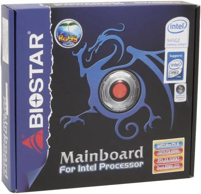 Alt view image 7 of 7 - BIOSTAR 945GZ Micro 775 SE LGA 775 Intel 945GZ Micro ATX Intel Motherboard