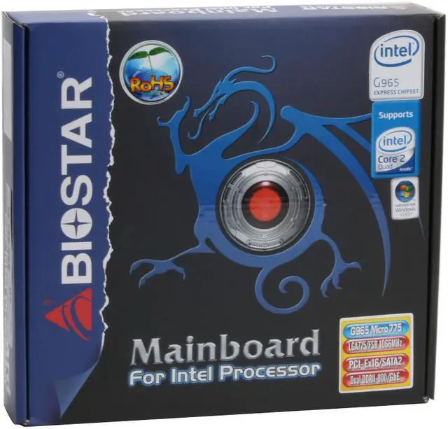 Alt view image 7 of 7 - BIOSTAR G965 Micro 775(Vista) LGA 775 Intel G965 Express Micro ATX Intel Motherboard