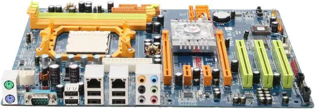 Alt view image 2 of 7 - BIOSTAR TForce TF570SLI AM2 NVIDIA nForce 570 SLI MCP ATX AMD Motherboard