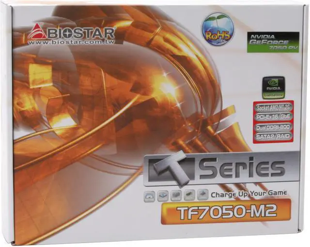 Alt view image 7 of 7 - BIOSTAR TForce TF7050-M2 AM2 NVIDIA GeForce 7050PV HDMI Micro ATX AMD Motherboard