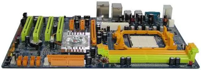 Alt view image 3 of 6 - BIOSTAR TFORCE 550 SE AM2 NVIDIA nForce 550 MCP ATX AMD Motherboard