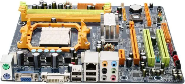 Alt view image 2 of 7 - BIOSTAR TForce TF7025-M2 AM2 NVIDIA GeForce 7025 Micro ATX AMD Motherboard