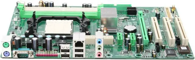 Alt view image 2 of 7 - BIOSTAR NF520-A2 AM2 NVIDIA nForce 520 MCP ATX AMD Motherboard
