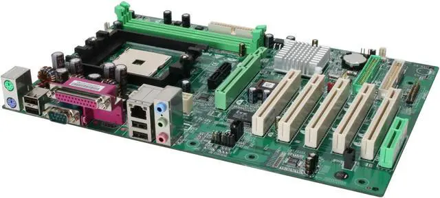 Alt view image 5 of 11 - BIOSTAR NF325ComVGA3 754 NVIDIA nForce3 250 ATX Motherboard / VGA Combo