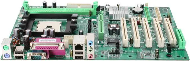 Alt view image 6 of 11 - BIOSTAR NF325ComVGA3 754 NVIDIA nForce3 250 ATX Motherboard / VGA Combo