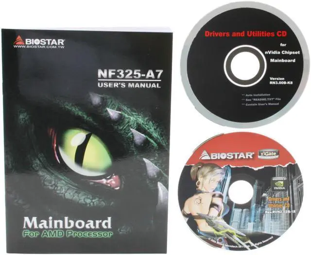 Alt view image 10 of 11 - BIOSTAR NF325ComVGA3 754 NVIDIA nForce3 250 ATX Motherboard / VGA Combo