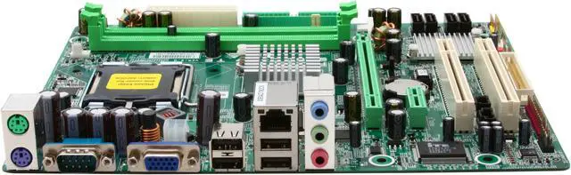 Alt view image 3 of 8 - BIOSTAR 945GC Micro 775 LGA 775 Intel 945GC Micro ATX Intel Motherboard