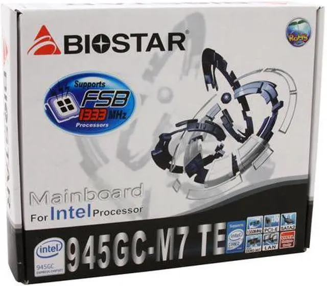 Alt view image 8 of 8 - BIOSTAR 945GC Micro 775 LGA 775 Intel 945GC Micro ATX Intel Motherboard