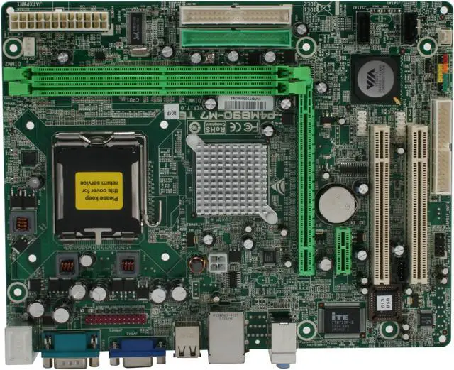 Alt view image 3 of 7 - BIOSTAR P4M890-M7 TE LGA 775 VIA P4M890 Micro ATX Intel Motherboard
