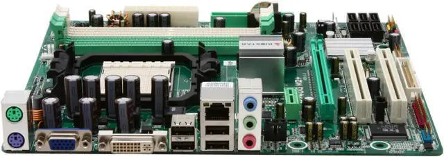 Alt view image 2 of 7 - BIOSTAR A740G M2+ AM2+/AM2 AMD 740G Micro ATX AMD Motherboard