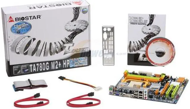 Alt view image 2 of 2 - BIOSTAR TForce TA780G M2+HP AM2+/AM2 AMD 780G Micro ATX AMD Motherboard
