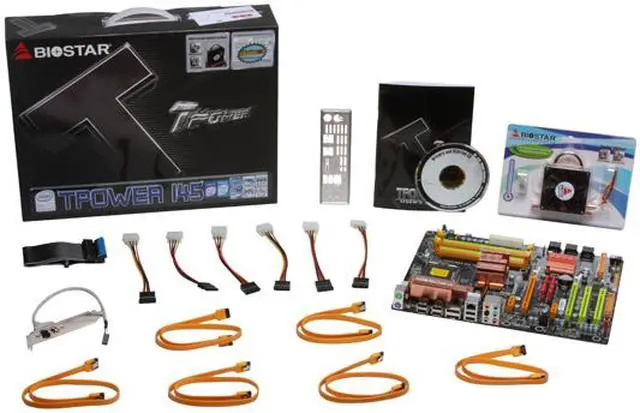 Alt view image 5 of 5 - BIOSTAR TPower I45 LGA 775 Intel P45 ATX Intel Motherboard