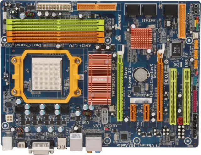 Alt view image 3 of 5 - BIOSTAR TFORCE TA790GX A2+ AM2+/AM2 AMD 790GX HDMI ATX AMD Motherboard
