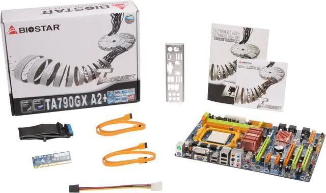 Alt view image 5 of 5 - BIOSTAR TFORCE TA790GX A2+ AM2+/AM2 AMD 790GX HDMI ATX AMD Motherboard