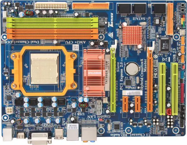 Alt view image 3 of 5 - BIOSTAR TFORCE TA790GX 128M AM3/AM2+/AM2 AMD 790GX HDMI ATX AMD Motherboard