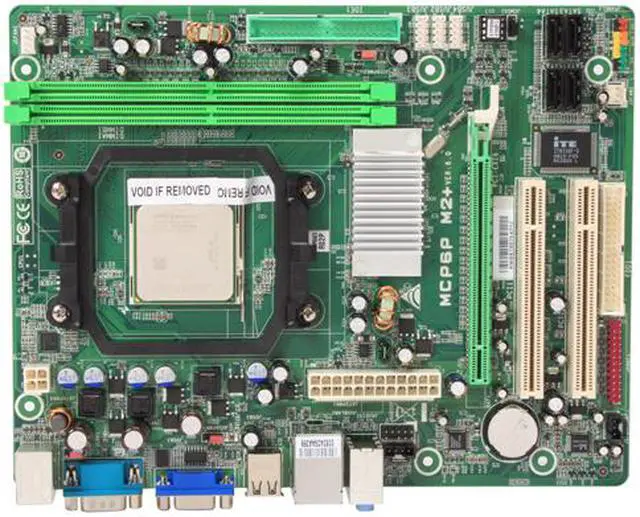 Alt view image 3 of 5 - BIOSTAR COMBO 6P2 AMD Sempron 3400+ AM2+/AM2 NVIDIA GeForce 6150 Micro ATX Motherboard / CPU Combo