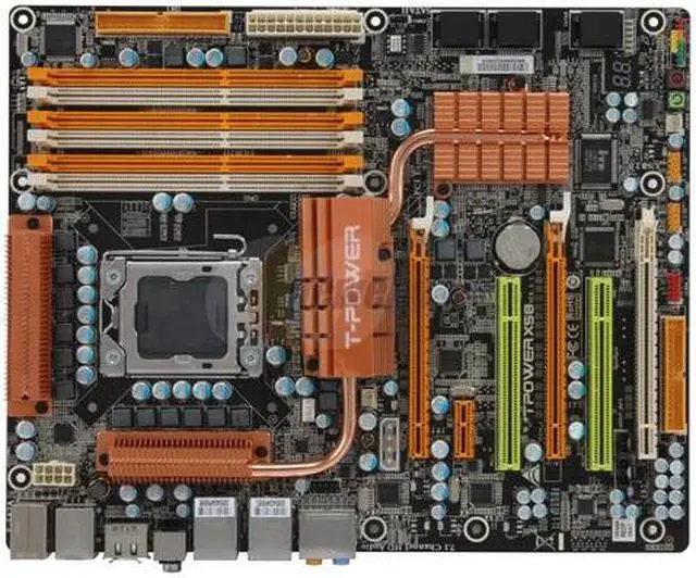 Alt view image 3 of 5 - BIOSTAR TpowerX58 LGA 1366 Intel X58 ATX Intel Motherboard