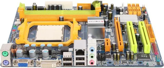 Alt view image 2 of 5 - BIOSTAR TA760G M2+ AM2+/AM2 AMD 760G Micro ATX AMD Motherboard