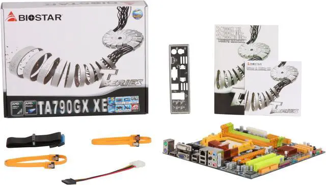 Alt view image 5 of 5 - BIOSTAR TA790GX XE AM3/AM2+ AMD 790GX HDMI Micro ATX AMD Motherboard