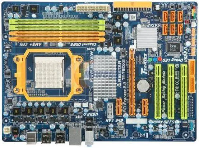 Alt view image 2 of 3 - BIOSTAR TA790XE AM3/AM2+ AMD 790X ATX AMD Motherboard