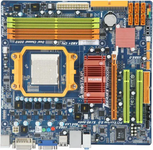Alt view image 3 of 5 - BIOSTAR TA790GXE AM3/AM2+/AM2 AMD 790GX Micro ATX AMD Motherboard