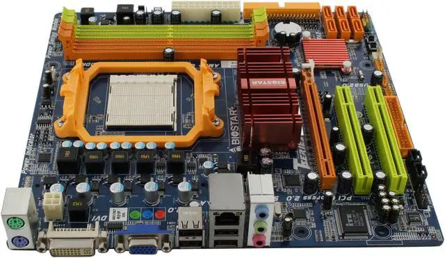 Main image of BIOSTAR TA785GE 128M AM3/AM2+/AM2 AMD 785G Micro ATX AMD Motherboard