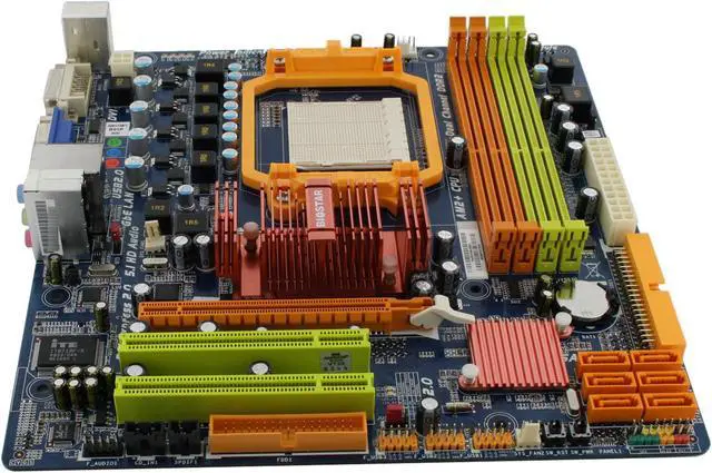 Alt view image 3 of 11 - BIOSTAR TA785GE 128M AM3/AM2+/AM2 AMD 785G Micro ATX AMD Motherboard