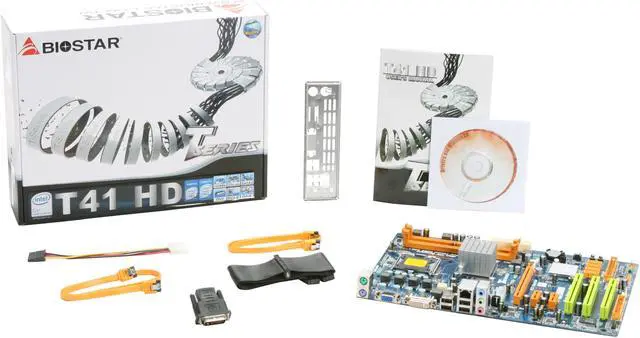Alt view image 11 of 11 - BIOSTAR T41 HD LGA 775 Intel G41 ATX Intel Motherboard