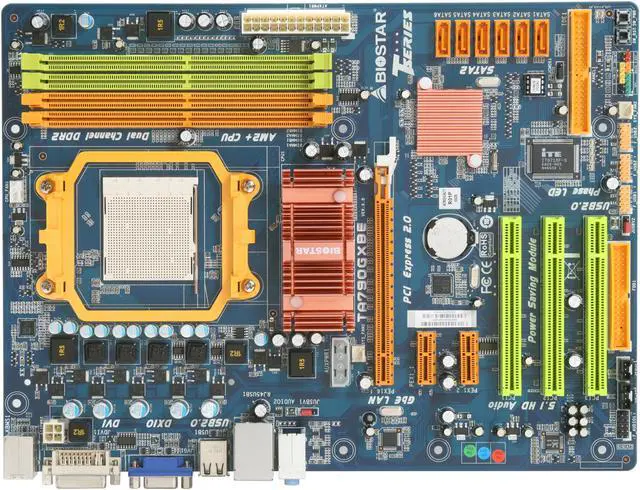 Alt view image 9 of 11 - BIOSTAR TA790GXBE AM3/AM2+/AM2 AMD 790GX ATX AMD Motherboard