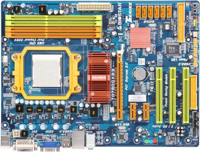 Alt view image 3 of 5 - BIOSTAR TA790GXB3 AM3 AMD 790GX ATX AMD Motherboard