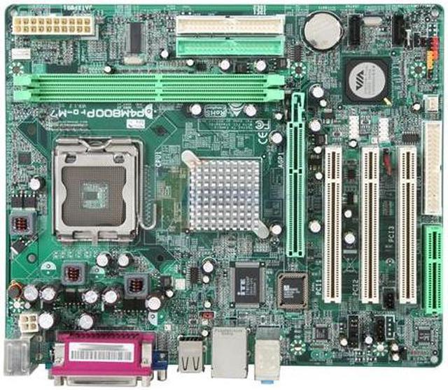Alt view image 3 of 5 - BIOSTAR P4M800 Pro-M7 LGA 775 VIA P4M800 PRO Micro ATX AGP Intel Motherboard
