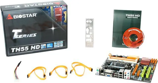Alt view image 4 of 4 - BIOSTAR TH55 HD LGA 1156 Intel H55 HDMI Micro ATX Intel Motherboard