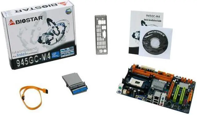 Alt view image 5 of 5 - BIOSTAR 945GC-M4 Socket 478 Intel 945GC Micro ATX Intel Motherboard