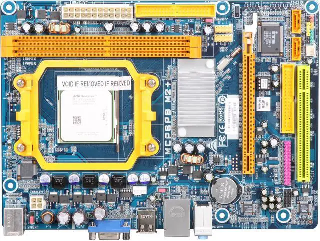 Alt view image 4 of 6 - BIOSTAR COMBO6B22 AMD Sempron X2 2200 AM3/AM2+/AM2 NVIDIA GeForce 6150 Micro ATX Motherboard / CPU Combo