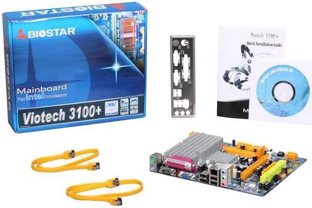Alt view image 5 of 5 - BIOSTAR Viotech 3100+ VIA C7-D 1.6 GHz VIA NanoBGA2 VIA CN896 Micro ATX Motherboard / CPU Combo