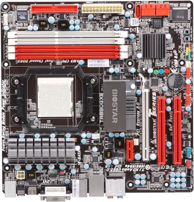 Alt view image 3 of 5 - BIOSTAR TA890GXE AM3 AMD 890GX HDMI Micro ATX AMD Motherboard