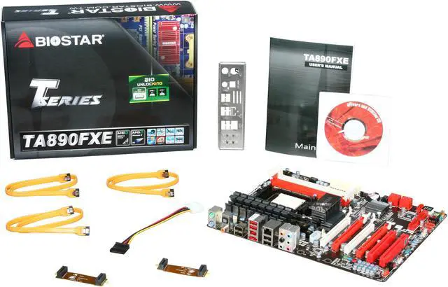 Alt view image 5 of 5 - BIOSTAR TA890FXE AM3 AMD 890FX ATX AMD Motherboard
